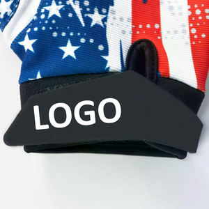 Guantes de Receptor de Fútbol Antideslizantes Cómodos de Alta Calidad con Impresión de Logotipo Personalizado, Agarre para las Manos, Guantes Deportivos de Mejor Rendimiento - Product Image 3