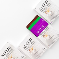 [NUCLID] Cosmétiques Coréens Soin de la Peau – Lot de Masques Énergisants (9 pièces) – Masque Facial Hydratant Végétalien en Tencel avec Acide Hyaluronique