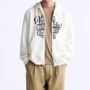 Vente en gros de sweat à capuche sérigraphié 100% coton personnalisé vêtements de rue sweat à capuche sérigraphié de haute qualité pour l'hiver - Product Image 4