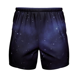 Shorts de sport personnalisés en mesh imprimé, imperméables, respirants, à séchage rapide, anti-UV, avec taille élastique, pour le football et la rugby. - Product Image 3