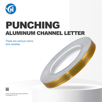 Bobines en aluminium de style de mode pour les lettres de canal Bandes en aluminium perforées poinçonnant avec des trous