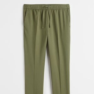 Pantalon de jogging fuselé uni pour homme, taille plus, en coton élastique de qualité supérieure, personnalisé - Product Image 6