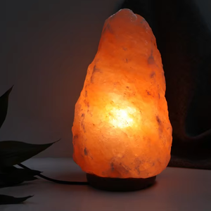 Lampe de sel en verre de luxe en cristal avec décoration granulaire de la maison moderne Diverses spécifications Styles Accent de roche naturelle - Product Image 4