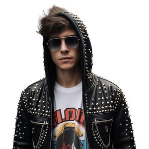 Custom Sleeve Gemstone <b>Men's</b> Custom Rhinestone <b>men's</b> hoodies Rhinestone <b>stud</b> Crystal Drawstring Black Oversized hoodies <b>men</b> - Product Image 1