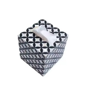 Artisanat indien de qualité supérieure Incrustation d'os moderne Serviette/Boîte à mouchoirs Décoration de vaisselle Idéal pour la maison, les hôtels et les restaurants - Product Image 1