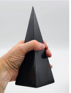 Pirámide de Cristal de Ágata Negra Natural Hecha a Mano de la Mejor Calidad, Piedra Curativa Fengshui, Artesanía de Cristal para Decoración y Regalo - Product Image 4