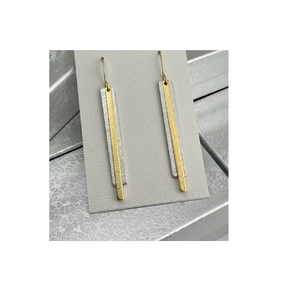 Collections spéciales 2010, petits bijoux en or et cuivre, fabriqués au Dakota du Nord, États-Unis, en forme de feuille rectangulaire, élégantes boucles d'oreilles tournesol pour filles - Product Image 4