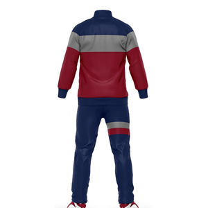 Ensemble de survêtement pour homme OEM, 2 pièces, survêtement décontracté, fermeture éclair intégrale, manches longues, tenue de sport, jogging - Product Image 2