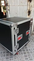 Boîtier de protection pour équipement PA/DJ 10U 12U 16U Personnalisable avec tiroirs verrouillables, valise de transport portable