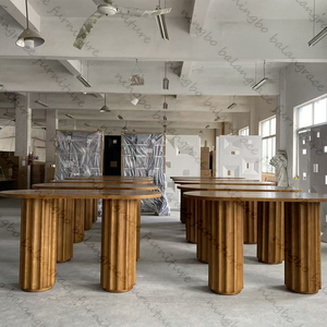 Mesa de <span class=keywords><strong>Bar</strong></span> para Eventos y Fiestas, Diseño Contemporáneo, Madera Sólida Natural de Alta Calidad - Product Image 2