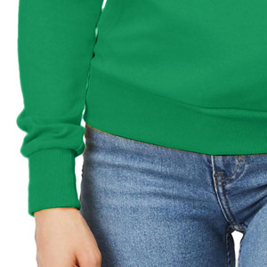 Sweat à capuche tricoté doublé en coton mélangé 345gsm de haute qualité avec logo personnalisé en gros pour hommes et femmes - Product Image 2