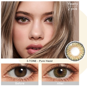 Livraison Gratuite Lentilles de Contact Freshgo 3 Tons Lentilles de Contact Colorées Vente en Gros Lentilles de Contact pour les Yeux <span class=keywords><strong>Lensa</strong></span> Kontak Lentilles Colorées pour les Yeux - Product Image 2