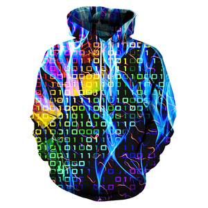 เสื้อฮู้ดผ้าฝ้ายสีเรียบสำหรับผู้ชายเสื้อผ้าฤดูหนาวพิมพ์ซับลิเมชันของพืชแบบกำหนดเอง - Product Image 4