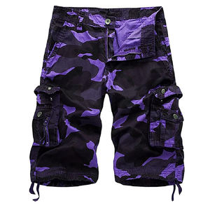 Pantalones cortos cargo de secado rápido de alta calidad para hombre con personalización OEM 100% algodón nuevo diseño con bolsillo frontal patrón sólido venta en línea - Product Image 1