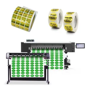 60cm UV roll to roll printer for Vinyl pvc sticker Cutting printing Plotter print and cut machine