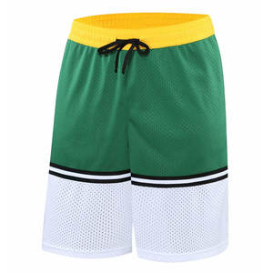 Short de basket-ball Short de basket-ball OEM personnalisé pour hommes Sublimation 100% équipe de basket-ball en maille de polyester deux poches - Product Image 5
