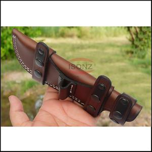 Fourreau de couteau fait main en cuir de cuisine professionnelle accessoires personnalisés pour gaine Portable extérieure Support OEM & ODM personnalisé - Product Image 2