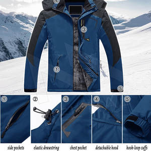 OEM personalizado de los hombres Softshell chaqueta de los hombres/fabricantes de ropa de los hombres de alta calidad Softshell chaqueta - Product Image 2