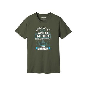 เสื้อยืดผ้าฝ้าย100% พิมพ์ลายพระพุทธรูปแบบลำลองมี12สีให้เลือก160-180 - Product Image 1