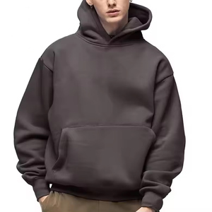 Sudadera con Capucha Lisa y Gruesa de 500 g/m² para Hombre, 100 % Algodón, Felpa Extra Grande, Fabricante de Sudaderas con Capucha Personalizadas, Sudaderas Pesadas para Hombre - Product Image 1