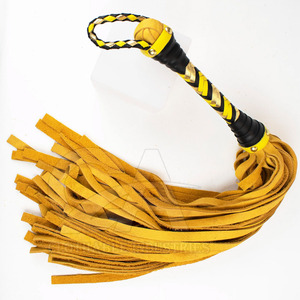 High Quality PU Leather Horse Riding Whip for Outdoor Training Custom Logo Equestrian Riding <b>Flogger</b> for Wholesale Supply - Product Image 4