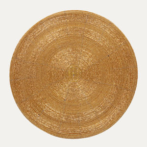 Sets de table en coton perlé faits à la main, réglage de table en lin anti-dérapant de luxe pour la maison, exportation en vrac, fournisseur indien en gros, usine - Product Image 2