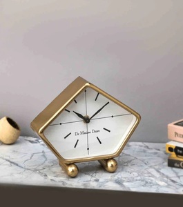 Hot Selling Big Ben <b>Table</b> Clock Round Marble Base Minimalist Design Indoor Home Decor Modern Interior Decorations Clock - Product Image 6