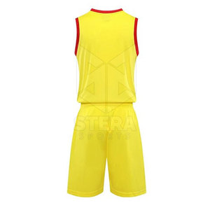 Ensemble d'uniformes de basket-ball personnalisables pour adultes Maillots et shorts respirants pour sports d'équipe - Product Image 2