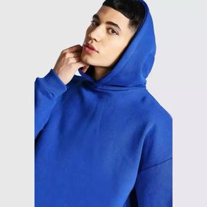 Sudadera de talla grande para hombre, sudaderas con capucha, Jersey, sudaderas con capucha de lana, sudaderas con capucha en blanco de gran tamaño, logotipo personalizado básico, mezcla de algodón - Product Image 4