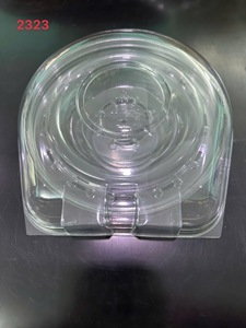 Contenedores de comida transparentes Tapas Clamshell Bops Bandeja para llevar Caja para llevar con bisagras de plástico-Servicios OEM/ODM - Product Image 6