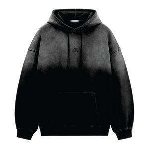 <b>Men's</b> Heavyweight 460GSM 100% Cotton Plain Hoodie-Autumn Regular Fit <b>Pullover</b> Unisex Customizable ODM - Product Image 1