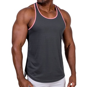 High Quality OEM Bulk Manufacturer Tank Top Factory Sale Slim Fit Bodybuilding Workout Training Vest Top Breathable For Sale - Product Image 1