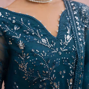 2025 vestido de fiesta Formal de longitud Regular sin costuras más vendido para mujer nuevo diseñador Salwar Kameez listo para usar - Product Image 1