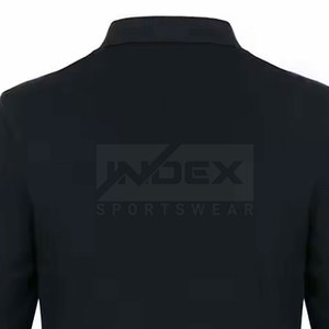 Polos de manga larga para hombre de calidad superior Polos de manga larga con contraste de color hechos con el mejor material al por mayor - Product Image 4