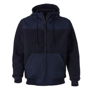 Sudadera con capucha y Top corto de forro polar cálido de invierno informal de gran tamaño con logotipo personalizado, chaqueta impermeable para correr de talla grande - Product Image 5