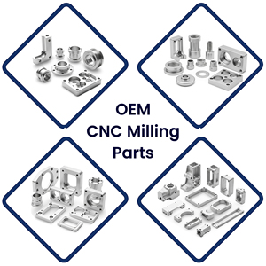 เครื่องกัดแนวตั้ง CNC 3แกน5แกน CNC ชิ้นส่วนเครื่องจักรกลแบบกำหนดเอง SS316สแตนเลส CNC CNC - Product Image 4