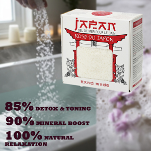 Sal de Baño de Rosas Japonesas con Aroma Floral, Cristales Minerales, Producto de Cuidado de Belleza, Suministro al por Mayor, Marca Privada OEM, Producción en Letonia, UE - Product Image 3