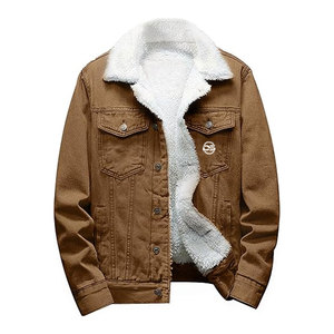 Chaqueta de mezclilla desgastada con estilo de talla XL para hombre, diseño moderno con material Softshell estilo motocicleta calentado para todas las ocasiones de invierno - Product Image 4