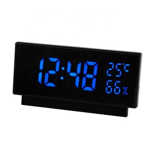 Chất lượng tốt giá rẻ. Điều chỉnh độ sáng ánh sáng ban đêm LED kỹ thuật số thông minh Máy tính để bàn đồng hồ báo thức - Product Image 1