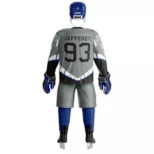 GAF-camisetas de Hockey sobre hielo con logotipo personalizado, ropa de calle de entrenamiento de práctica de jugador, venta al por mayor - Product Image 1