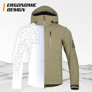 Veste extensible dans les quatre sens de randonnée en plein air Veste tactique antistatique à fonction Softshell pour hommes - Product Image 5