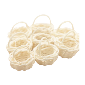 Đồ Chơi Trẻ Em Dễ Thương Giỏ Dã Ngoại Bện Tròn Màu Trắng Mây Nhà Búp Bê Mini Đồ Chơi Thu Nhỏ Cho Trẻ Em Búp Bê Em Bé Đồ Chơi Nhà Bếp Vườn Thần Tiên - Product Image 5