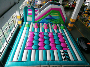 Parc sportif gonflable personnalisé, château gonflable OEM, <span class=keywords><strong>toboggan</strong></span> fabriqué par Cheer Amusement - Product Image 5