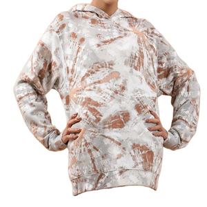 Jersey de algodón 100% de gran tamaño para mujer, sudadera, pantalones de chándal, Jersey de moda, Color sólido, con capucha, manga larga, cuello redondo para hombre - Product Image 3