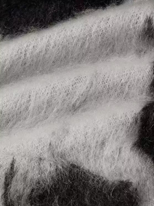 Proveedor OEM, suéter de punto suave, entrega rápida, sudadera con capucha de mohair a rayas para hombre, venta al por mayor, ropa de calle de moda, suéter de punto cálido, envío rápido - Product Image 5