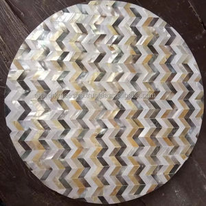 Artisanat classique, sous-plat décoratif en nacre, fabriqué à la main en Inde, artisans indiens, durable, écologique, pour tous les jours - Product Image 2