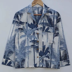 Conjunto de pijamas informales para mujer, ropa de dormir tejida con estampado de Día para damas de honor o el árbol de San Valentín, conjunto de payjama cómodo - Product Image 1