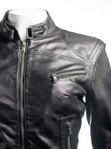 Chaqueta de Motocicleta de Cuero de Oveja Genuina de Alta Calidad, Impermeable, Reversible, con Cremallera, para Invierno, Talla Grande, Transpirable, Estilo Vintage para Mujer - Product Image 4