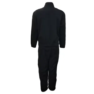 Costume de survêtement d'hiver noir foncé pour hommes pour le Jogging et les vêtements de sport fabriqués avec des matériaux de haute qualité disponibles avec un Logo et un Design personnalisés - Product Image 2