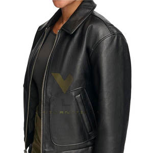 Chaqueta de Cuero para Mujer de la Mejor Calidad, Chaqueta de Cuero para Mujer de Secado Rápido, Chaqueta de Cuero para Mujer de Último Estilo - Product Image 3